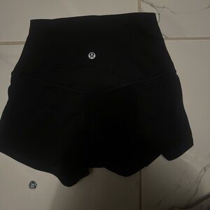 lululemon athletica Women's Black Athletic Shorts
